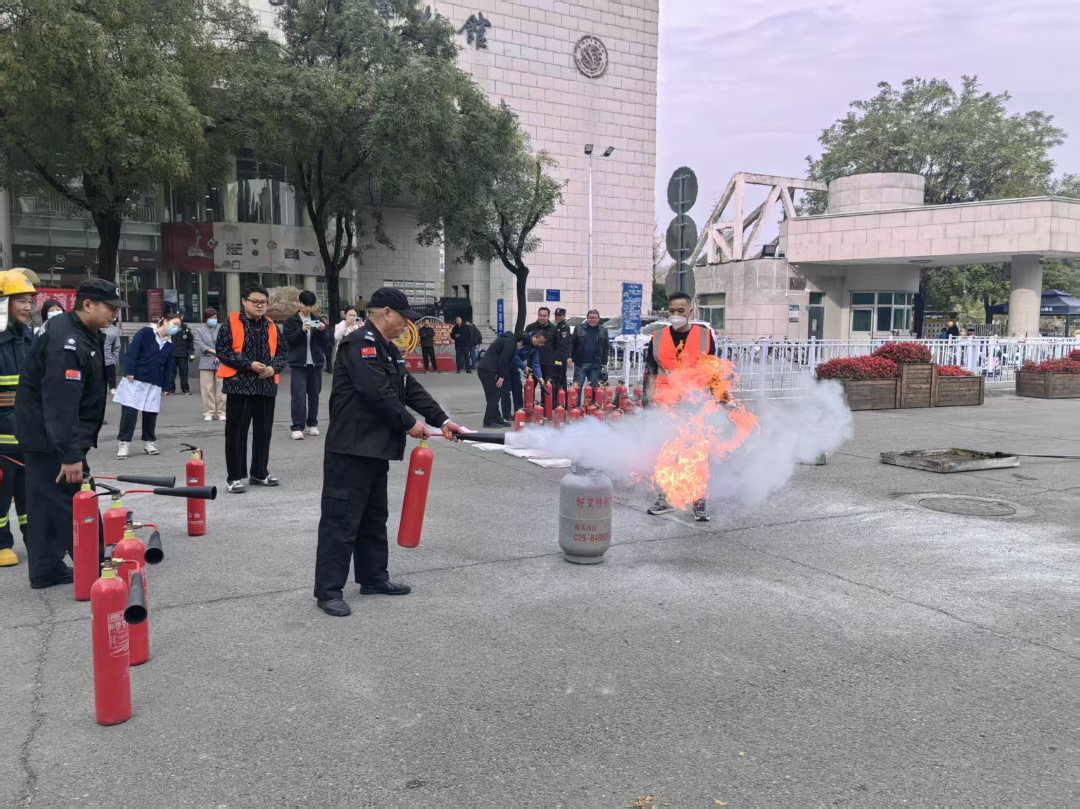 以练筑防 护航平安｜西北大学博物馆成功开展应急疏散消防实战演练